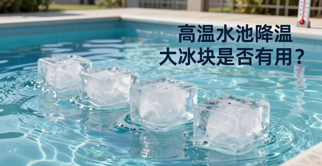 大连高温水池降温大冰块，到底管不管用？